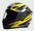 Shoei SR4 yellow black - Shoei RF-1000  Aerodynamic Cooling System  3D comfort liner interior for superb comfort  Color coordinated to Honda CBR  DOT & SNELL    These are the features of this excellent helmet by shoei's website...