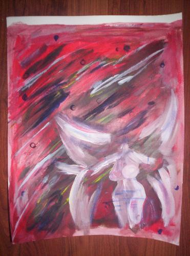 Random painting - Unplanned painting made for my exboyfriend who hated it. Good stuff.