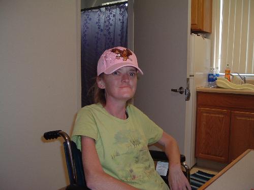 Brain Cancer - My wife in her last days, before cancer took her away.