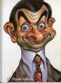 Mr beans - a caricature of mr beans, one of the funniest shows  after charlie chaplin