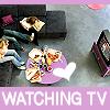 watching TV - watching TV
