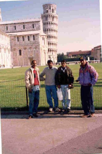 Leaning tower of pisa - I went to see this wonder of the world with my friends, when my ship had gone to italy.