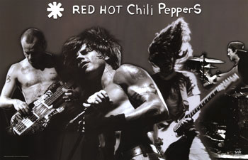 RHCP  rocks - amazin musicians, flea master bassist