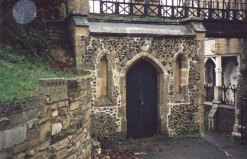 'A GHOST ORB' - This picture was taken at an old cemetary gate house in the UK