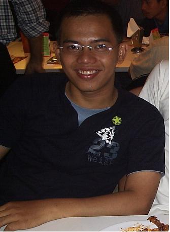 me in pronto caffe - this foto was taken in pronto cafee when i and my frind anttend employee gathering