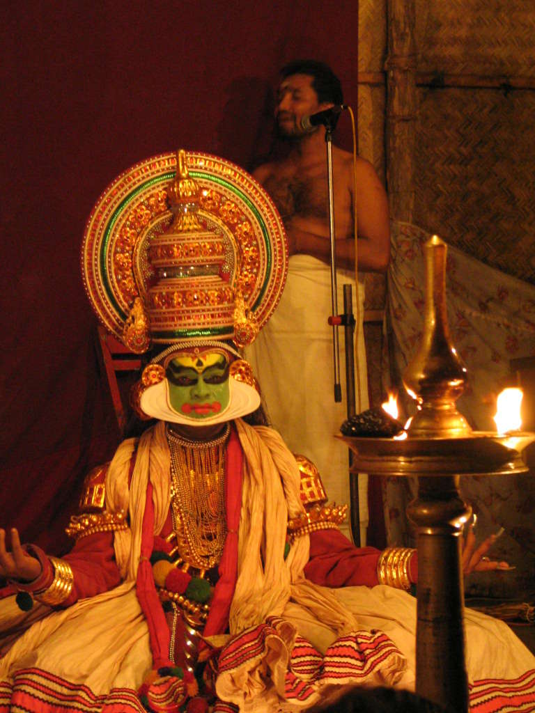 kathakali - one of the traditional art form of kerala ..kathakali.