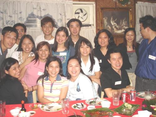 party time! - with Malaysian friends 2005 Christmas party.