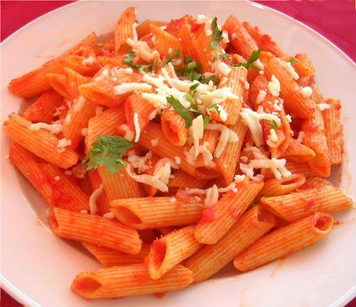 penne with tomato sauce - ^__^