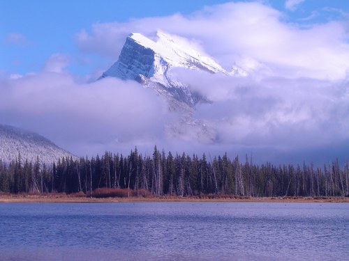 Mount Rundle from Vermillon Lakes - Mount Rundle from Vermillon Lakes