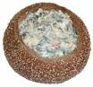 Pumpernickel Bread - I love eating pumpernickel bread with dip in the middle.