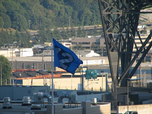 fan flag - Seattle Seahawks