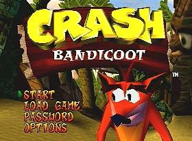 Crash Bandicoot - Crash Bandicoot For months, Sony insisted that Crash Bandicoot was NOT their new mascot. For months, Naughty Dog Software insisted that Crash Bandicoot isn't Sony's answer to Super Mario 64. For months they went so far as to say that the games are completely different and shouldn't be compared. But the comparison is irresistible. Crash may not offer the graphical smoothness or versatility of Mario's vast new world, but its brilliantly colorful and complex jungle environments boast true diversity of shape and texture - kind of a tiki room Cabinet of Dr. Caligari. Look beyond the pretty pixels, however, and Crash weighs in at only slightly above average.
