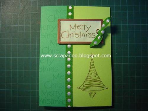 Another card - Hope you like this as well.
