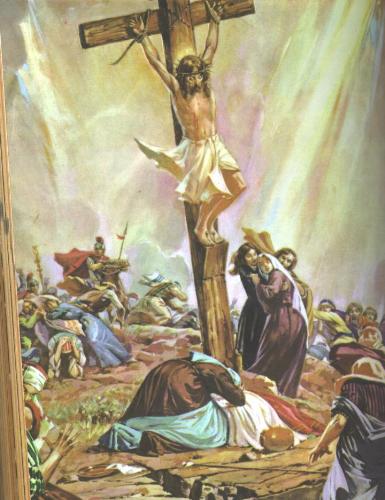 He laid down his life for all humanity - Christ Died that humanity can have Salvation, he laid his life down and he took it up again. That NONE should perish. He is just a prayer away for any who want salvation and has true remorse and repentance