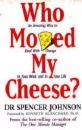 who moved my cheese - front cover of the book