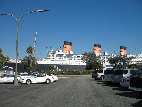 Queen Mary - This is a picture of the Queen Mary in Long Bean, California. I recently went on a cruise and we stopped by the Queen Mary on the way to our ship.