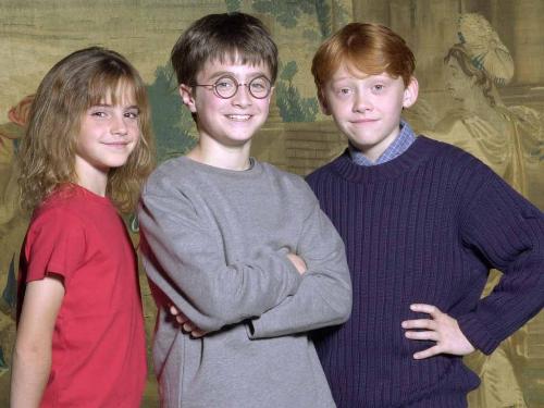 My Fav. Threesome - This is  Harry with hermione and Ron