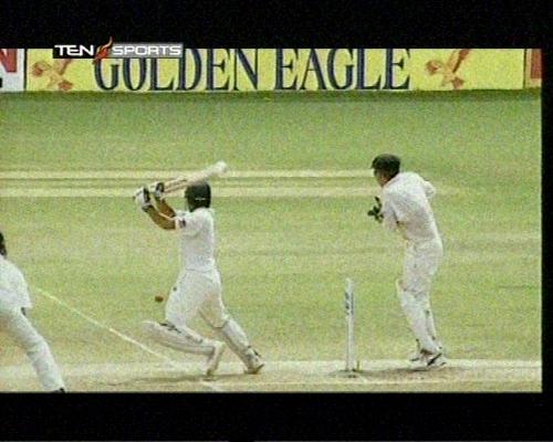 what a shot - who will win today india or south africa...i think today india as sehwag will be captain.