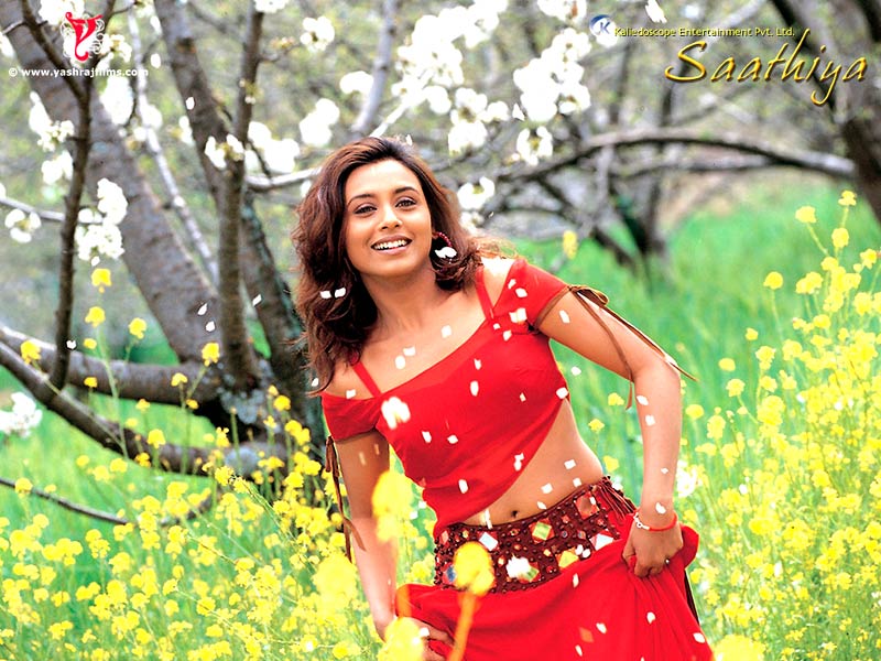 Rani mukherjee 11 - She's one of the most beautifull actress in hollywood and along with this a great actress. she has gained great praise in movies like black, saathiya, and others. also known to be a good friend of abhishek bacchan and looks too sweet with him in movies too.