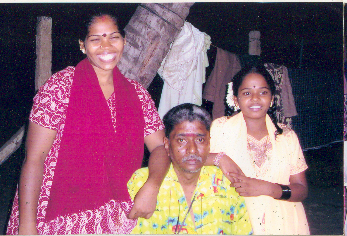 Family Photo - My wife indira,Me And My daughter Jeevitha