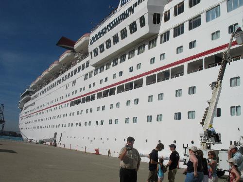 Cruise Ships - This is our cruise ship docked in Ensenada Mexico.