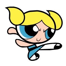 BUBBLES! - bubbles obv :D from power puff girls shes obv the best ;)