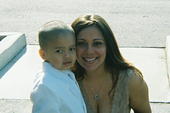 my son and  his godmother nicole - my son and and his godmother nicole