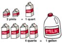 gallon - pints to gallons