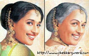 madhuri when she becomes old - madhuri when she becomes old