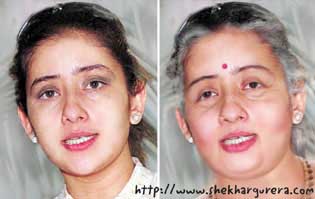 manisha when she becomes old - manisha when she becomes old