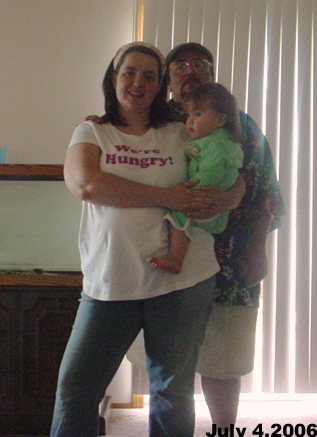 My daughter and her daughter and Me...  - My daughter and her daughter and Me on the July 4th 2006.