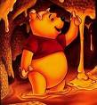 Pooh bear - Winnie the Pooh and his favourite thing in the world....hunny