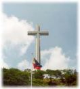 Mt. Samat Bataan - See that cross? It's not really just a cross, it has an elevator inside. Then it will lead you up to see more views above, beautiful insights of Bataan.