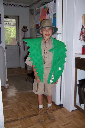 Shane as the crocodile hunter - halloween