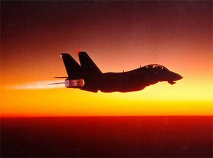 Jet plane  - Jet Plane flying at the sunrise..