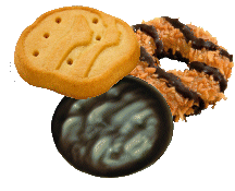 Girl Scout Cookies - this is a picture of girl scout cookies