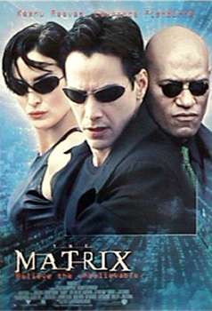 The Matrix - The poster from The Matrix, for which is the best Keanu Reeves movie.