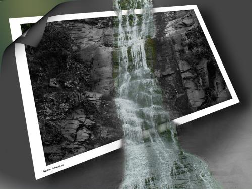 artificial waterfall - waterfall