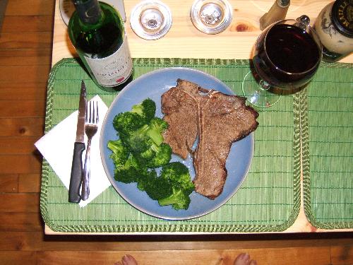 Steak for Dinner - There is nothing like a good ho,e cooked steak dinner!