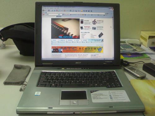 My lappy - Acer TravelMAte 2410