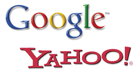 google /yahoo - google and yahoo