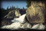 Cascade River falls  - photo of Cascade River falls into Lake Superior Cascade River Ontario, Canada
