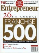 entrepreneur magazine  - Maybe you've already read about it in the media, heard about others capitalizing on it or watched it happen firsthand-but will this finally be the year you get in on the franchising boom yourself? If so, you're in the right place. Entrepreneur's Franchise 500® is the world's first, best and most comprehensive listing of franchises-or, as we like to think of it, a great place to start on your path toward franchise success.  To help you in this important quest, we've polished and perfected our ranking procedure over the past 26 years to come up with a top-secret formula for identifying the top franchise opportunities on the market. This year alone, we've spent countless hours of research and analysis for a singular purpose: to arm you with the best, most up-to-date franchise information possible.  Only franchise companies that submitted full Uniform Franchise Offering Circulars (UFOCs) or Alberta, Canada, disclosure documents were eligible to receive a listing in the magazine. And only those companies whose information Entrepreneur verified from these disclosure documents are eligible to be ranked-giving us the top 500 franchises.  Franchisors ranked in the Franchise 500® are listed in red. Rankings are to the left of their names. Companies whose information was verified by Entrepreneur, but which were not ranked in the top 500, are listed in descending order under those that received a ranking in the top 500. Companies not eligible to be ranked-because they're too small (franchises must have a minimum of 10 units, with at least one being a U.S.-based franchise), are not seeking new franchisees in the United States, or were in Chapter 11 at the time the rankings were compiled-are listed alphabetically.  We consider numerous factors in our ranking, some of which are weighed more heavily than others. The most important ones include financial strength and stability, growth rate, and size of the system. We also consider the number of years in business and length of time franchising, startup costs, litigation, percentage of terminations, and whether the company provides financing. Financial data was audited by an independent CPA firm. Every company with verifiable data receives a cumulative score. The franchises with the highest score become the Franchise 500®.  These factors are objective, quantifiable measures of a franchise operation. We do not measure subjective elements such as franchisee satisfaction or management style, since these are judgments only you can make based on your own needs and experiences. All companies, regardless of size, are judged by the same criteria.  The franchisor's growth over the past three years is shown by the number of both franchise and company-owned units for 2002, 2003 and 2004. Another key column lists the total startup costs necessary to open the franchise (including the initial franchise fee). This figure is affected by real estate and construction costs (if applicable), inventory, location, type of business and many other variables. For easy reference, the initial franchise fee is listed separately. Additional costs such as royalty fees, usually expressed as a percentage of monthly gross sales, are also listed separately. The remaining information is self-explanatory. The category 'Where Registered' shows where a franchisor has either registered to sell, or plans to register this year, in states where it is required (California, Hawaii, Illinois, Indiana, Maryland, Michigan, Minnesota, New York, North Dakota, Rhode Island, South Dakota, Virginia, Wisconsin and Washington). 'Available U.S. Regions' and 'Seeking Foreign?' show where franchisors are planning to expand.  Some companies provide financing of their franchise fees or their total startup costs, or even offer equipment-leasing options for franchisees. The 'Type of Financing'' category details the kind of financing provided by each franchise company. We've also noted whether the franchise can be operated from home, whether it offers a kiosk/express option, and which companies are seeking multiple units only.  Remember that the Franchise 500® is not intended to endorse, advertise or recommend any particular franchise(s). It is solely a research tool you can use to compare franchise operations. Entrepreneur stresses that you should always conduct your own independent investigation before you invest money in a franchise. Read the UFOC and related materials carefully, get help from an attorney and CPA in reviewing any legal documents, talk to as many existing (and former) franchisees as possible, and visit their outlets. The best way to protect yourself is to do your homework.