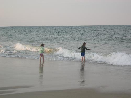 Outer Banks, North Carolina - This is from our beach vacation this year to the Outer Banks, North Carolina, the town of Corolla to be exact.  We go almost every year and rent a house there and invite the grandparents.  It's a lot of fun!