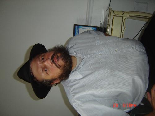 a picture of my better half - Heres a photo of my husband sideways