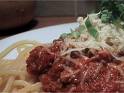 Spaghetti Bolognese - This picture is a spaghetti bolognese.  It tastes so good.