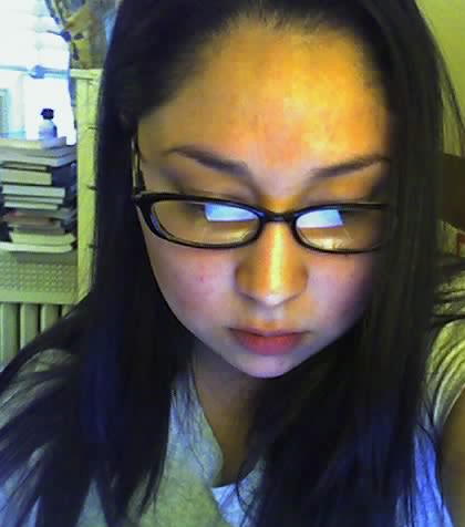 me - on the computer