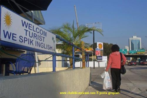 Learn English - Learn The Language Properly, before trying out in the open. Making mistakes is all part of living. This is no mistake but true effort of thinking your knowledge is sufficient.