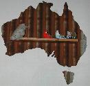 Map of Australia - Map of Australia made out of Corrigated iron