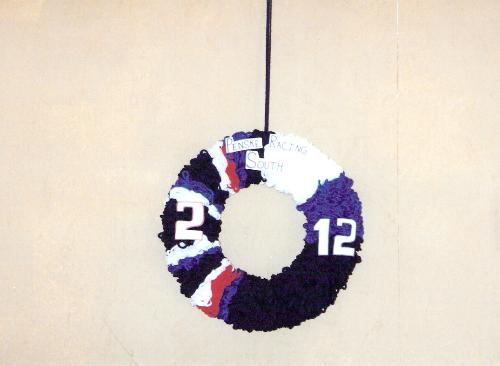 Penske wreathe - Wreathe made for Roger Penske's race shop..